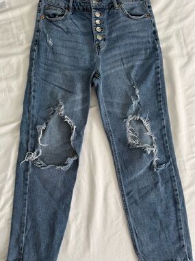 Wild Fable Distressed High-Rise Women’s Jeans - Blue